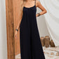 Backless Straight Neck Jumpsuit