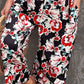 Printed Spaghetti Strap Jumpsuit with Pockets