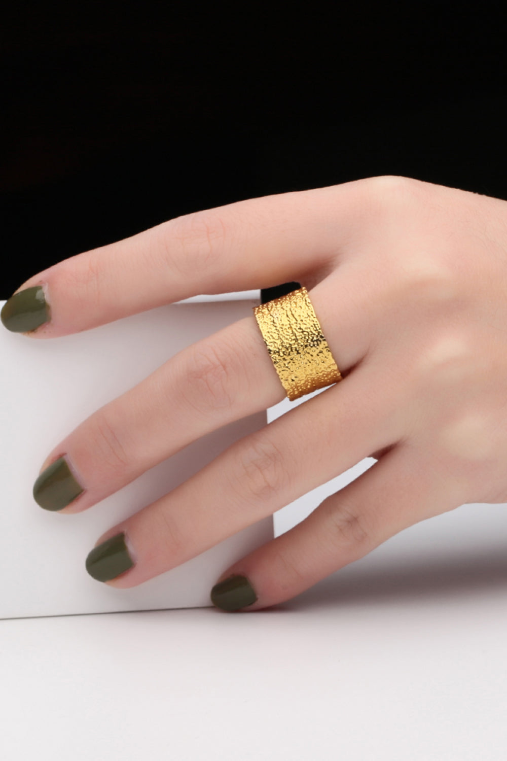 Gorgeous in Gold Band Ring