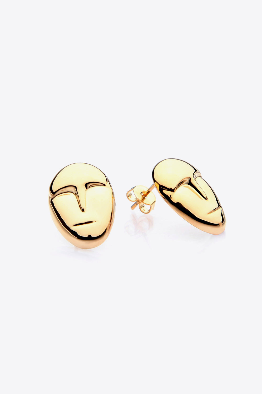 Face Figure Stud Earrings