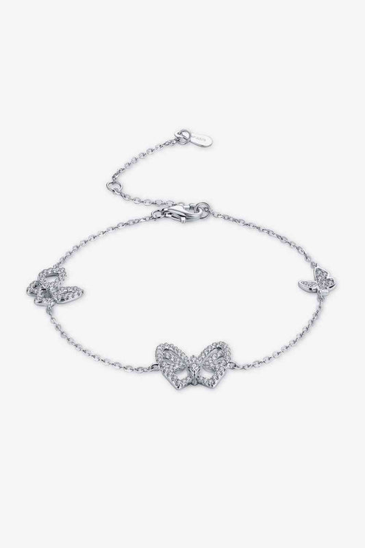 Butterfly Moissanite Bracelet