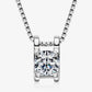 Center Stage Moissanite 925 Sterling Silver Necklace