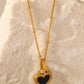 Unique & Chic Black Heart Pendant Necklace