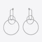 Trendy Link Hoop Drop Earrings