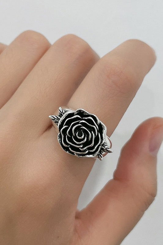 Rose Ring 18K Silver-Plated