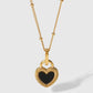 Unique & Chic Black Heart Pendant Necklace