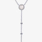 Freshwater Pearl Moissanite Rhodium-Plated Necklace