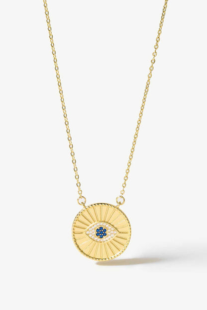 Unique & Chic Rhinestone Evil Eye Necklace