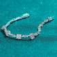 Classy Edge 6.2 Carat Moissanite 925 Sterling Silver Bracelet