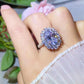 Royal 8 Carat Oval Moissanite Ring