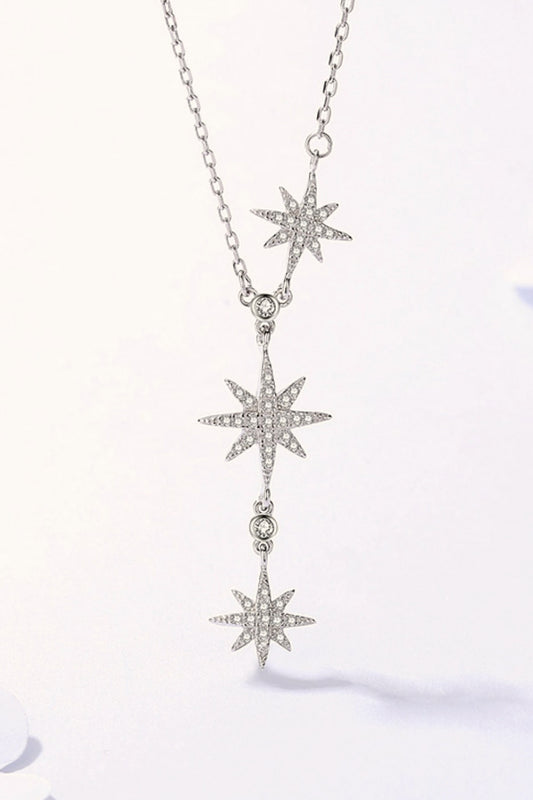 Unique & Chic Triple Star Necklace
