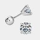 Perfect Stud 2 Carat Moissanite 925 Sterling Silver Stud Earrings