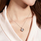 Inside The Heart Moissanite 925 Sterling Silver Necklace