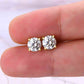 Perfect Stud 2 Carat Moissanite 925 Sterling Silver Stud Earrings