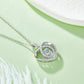 Heart & Teardrop Shape Moissanite 925 Sterling Silver Necklace